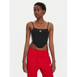 adidas Felső adicolor 3-Stripes IU2407 Fekete Slim Fit