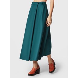 Simple Trapéz szoknya LINDA TOL SDD550-02 Zöld Relaxed Fit