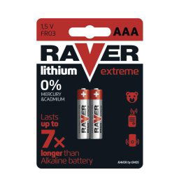 Lítium akkumulátor RAVER 2x AAA