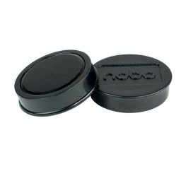 NOBO Korong mágnes, fehértáblához, 38 mm, 4 db, NOBO, fekete