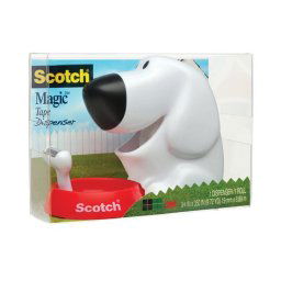 3M SCOTCH Ragasztószalag-adagoló, asztali, feltöltött, 3M SCOTCH "C31", kutya