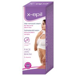 X-Epil - szőrtelenítő krém arcra/bikini vonalra (40 ml)