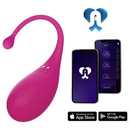 Adrien Lastic Palpitation - hordható App-vezérelt vibrációs tojás (pink)