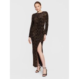 Guess Estélyi ruha W3RK82 KBJD0 Fekete Slim Fit
