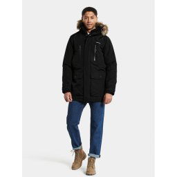 Didriksons Télikabát Fredrik 504461 Fekete Regular Fit