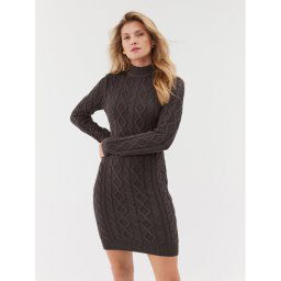 Guess Kötött ruha W3BK18 Z3382 Szürke Slim Fit
