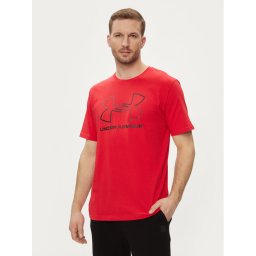 Under Armour Póló Ua Gl Foundation Update Ss 1382915-600 Piros Loose Fit