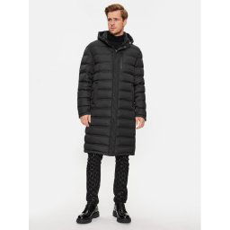 KARL LAGERFELD Pehelykabát 455028 534593 Fekete Regular Fit