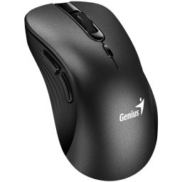 Genius Ergo 8100S egér, vezeték nélküli, ergonomikus, optikai, 1600DPI, 6 gomb, USB, fekete, fekete