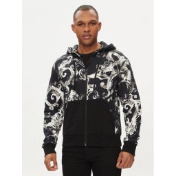 Versace Jeans Couture Pulóver 76GAI3Z1 Fekete Regular Fit