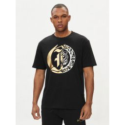 Just Cavalli Póló 76OAHG05 Fekete Regular Fit