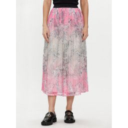 Liu Jo Midi szoknya TA4228 J4660 Rózsaszín Regular Fit