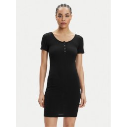 Pieces Hétköznapi ruha Kitte 17146324 Fekete Slim Fit