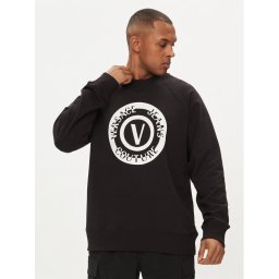 Versace Jeans Couture Pulóver 76GAIT06 Fekete Regular Fit