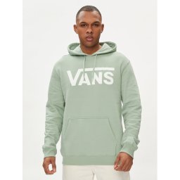 Vans Pulóver Mn Vans Classic Po Hoodie Ii VN0A456B Zöld Regular Fit