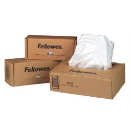 FELLOWES Hulladékgyűjtő zsák iratmegsemmisítőhöz, 150-160 literes kapacitásig, FELLOWES