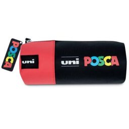 UNI Tolltartó, henger alakú, UNI "Posca", piros
