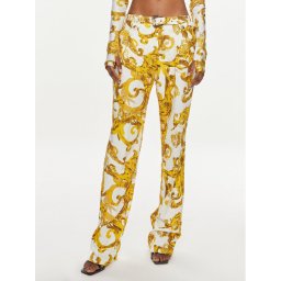 Versace Jeans Couture Szövet nadrág 76HAA111 Fehér Slim Fit