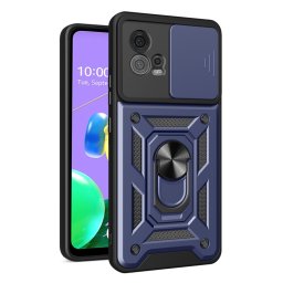 RING KAMERA Borító tartóval Motorola Moto G72 kék