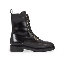 Calvin Klein Bakancs Rubber Sole Combat Boot Lg Wl HW0HW01715 Fekete