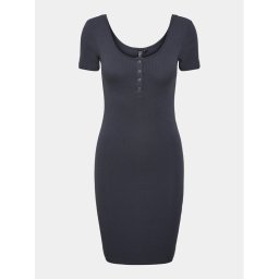 Pieces Hétköznapi ruha Kitte 17146324 Sötétkék Slim Fit