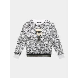 Karl Lagerfeld Kids Pulóver Z30087 D Fekete Regular Fit