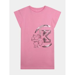 Karl Lagerfeld Kids Hétköznapi ruha Z30077 S Rózsaszín Regular Fit
