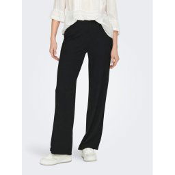ONLY Szövet nadrág 15202195 Fekete Wide Leg