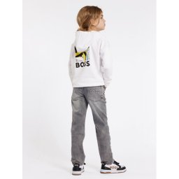 Boss Pulóver J51004 S Fehér Loose Fit