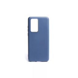 Huawei P40 Gumis szilikon tok kék