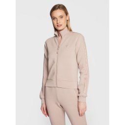 Guess Pulóver New Allie Scuba V2YQ17 K7UW2 Bézs Regular Fit