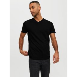 Jack&Jones Póló Basic 12156102 Fekete Standard Fit