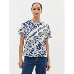 Weekend Max Mara Póló Eloisa 2415971072 Ekru Loose Fit