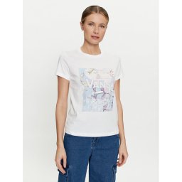 Vans Póló Wild Bouquet Box Crew Ss VN000JGA Fehér Regular Fit