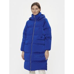 Tommy Hilfiger Pehelykabát Sateen WW0WW40834 Kék Relaxed Fit