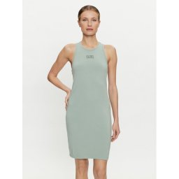 Vans Nyári ruha Varsity Tank Dress VN000JGP Zöld Slim Fit