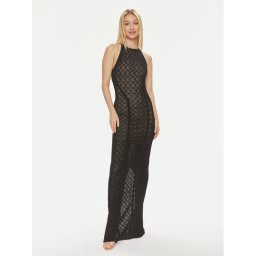 Guess Estélyi ruha Belle W4GK80 Z36O0 Fekete Slim Fit