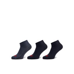 Levi's® 3 pár hosszú szárú férfi zokni 37157-0981 Sötétkék