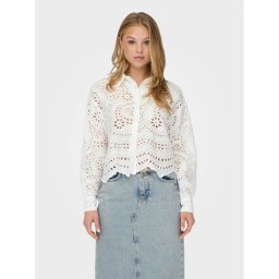 ONLY Ing Bobby 15314566 Fehér Cropped Fit