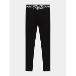 Karl Lagerfeld Kids Leggings Z30068 D Fekete Slim Fit