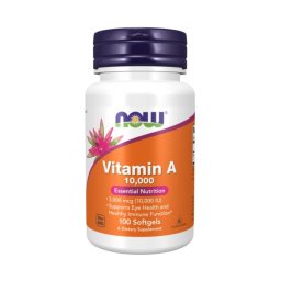 Now A-vitamin 10000IU lágykapszula 100 db