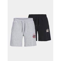 Jack&Jones 2db-os sport rövidnadrág szett Logo 12257015 Színes Comfort Fit