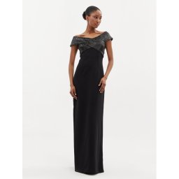 Just Cavalli Estélyi ruha 76PAO904 Fekete Regular Fit