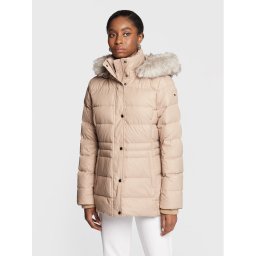 Tommy Hilfiger Pehelykabát Tyra WW0WW37486 Bézs Regular Fit