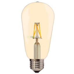 Optonica vintage filament E27 LED izzó 4W 400lm 2800K meleg fehér arany üveg búra 1870