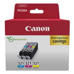 Canon CLI-521 (2934B015) - eredeti patron, color (színes) multipack