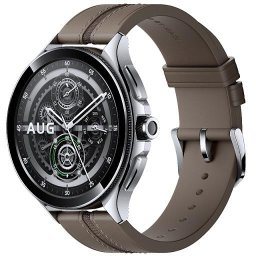 Xiaomi Watch 2 Pro/46mm/ezüst/elegáns szíj/barna