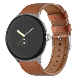 LEATHER Bőrszíj a Google Pixel Watch / Pixel Watch 2 / Pixel Watch 3 41mm barna