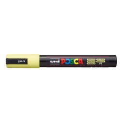 UNI Dekormarker, 1,8-2,5 mm, UNI "Posca PC-5M", napsárga