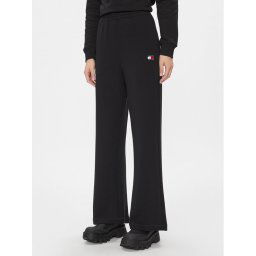 Tommy Jeans Melegítő alsó DW0DW17312 Fekete Wide Leg